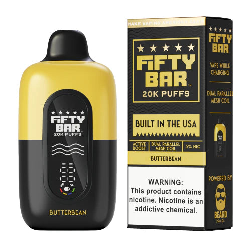 Fifty Bar 20k Puffs Butterbean