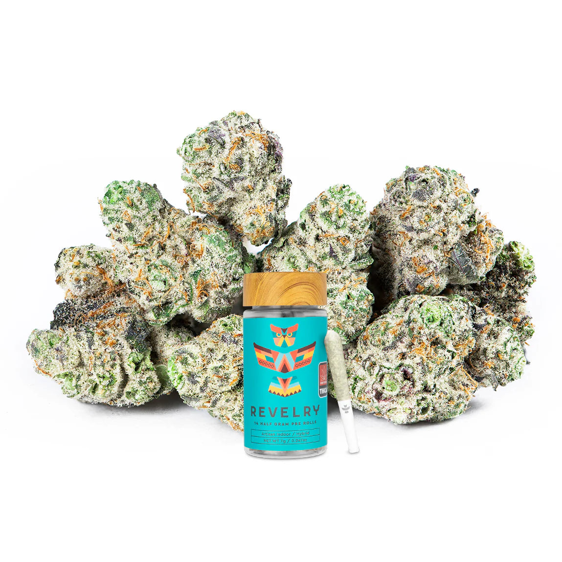 Revelry Premium Indoor THCA Pre-Rolls 0.5g 14pk Georgia Pie Hybrid