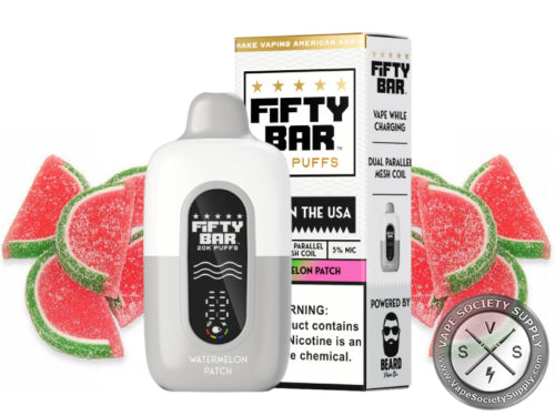 Fifty Bar 20k puffs Watermelon Patch