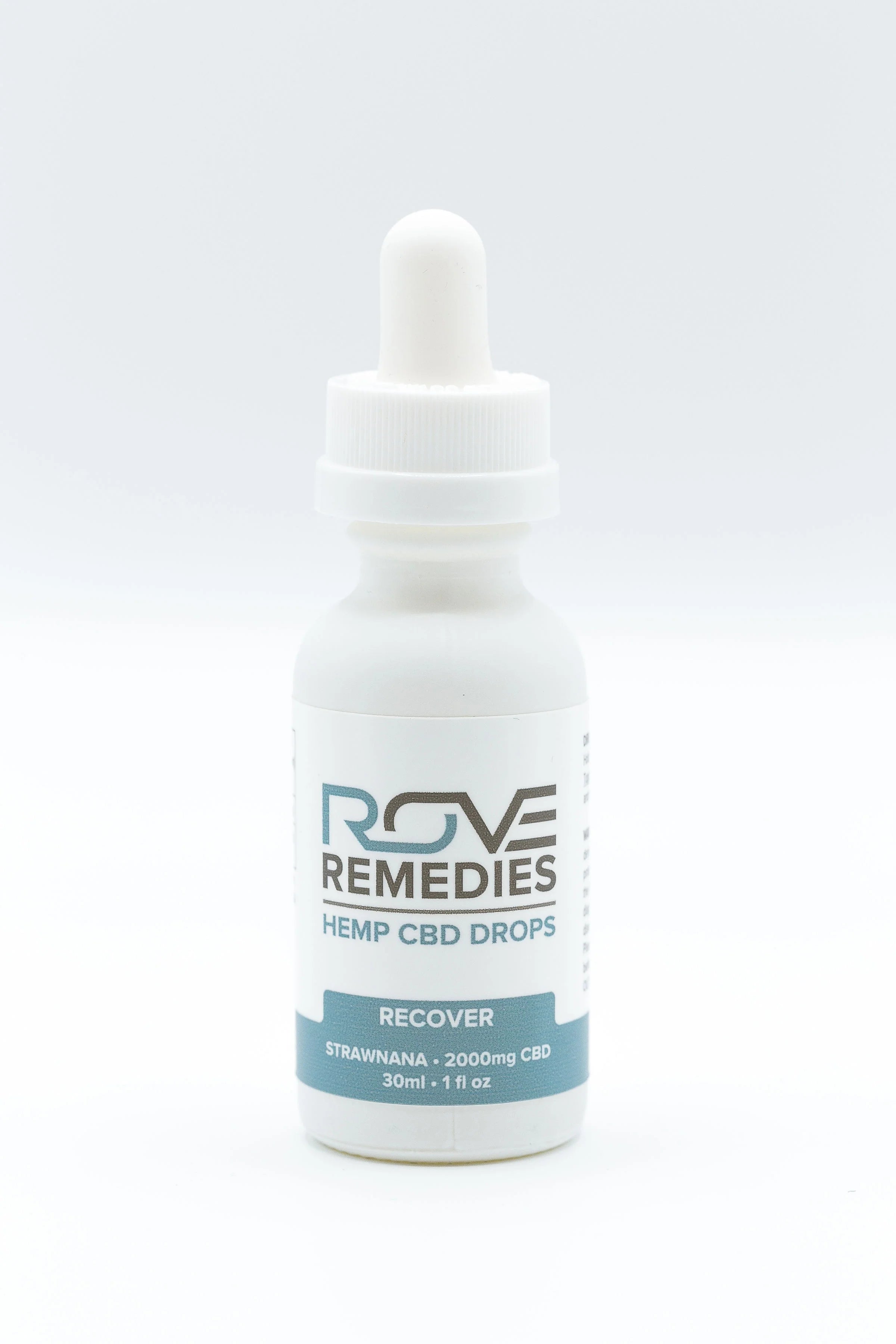 Rove Remedies RECOVER CBD DROPS - 2000MG CBD - STRAWNANA