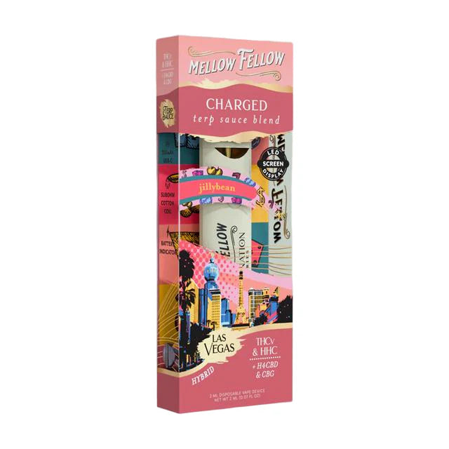 Mellow Fellow - 2ml Disposable - Charged Blend - Vegas - Jillybean