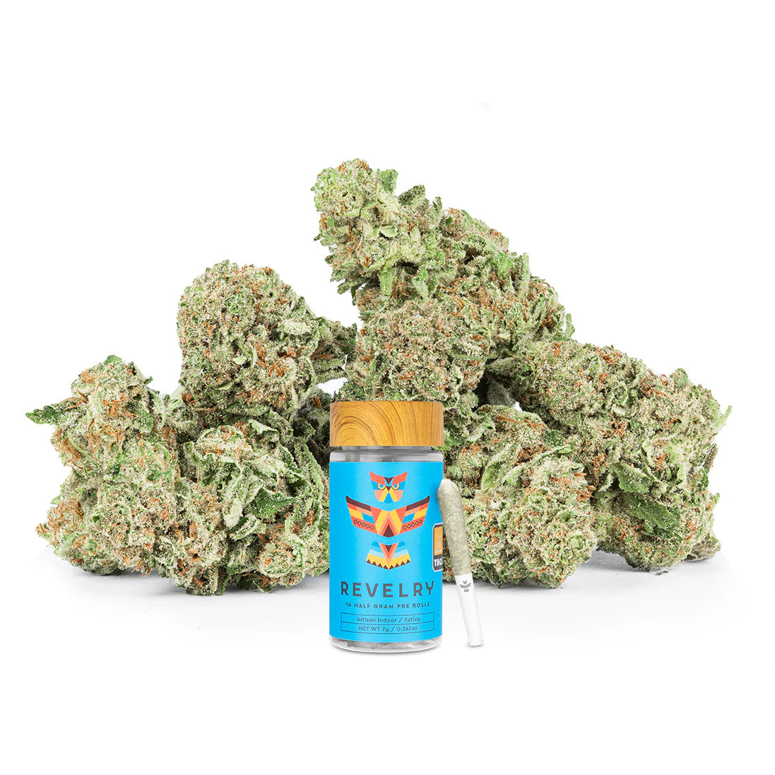 Revelry Premium Indoor THCA Pre-Rolls 0.5g 14pk Passion Fruit Punch Sativa