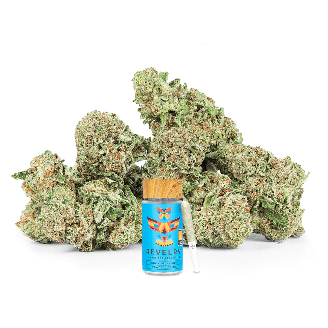 Revelry Premium Indoor THCA Pre-Rolls 0.5g 7pk Passion Fruit Punch Sativa