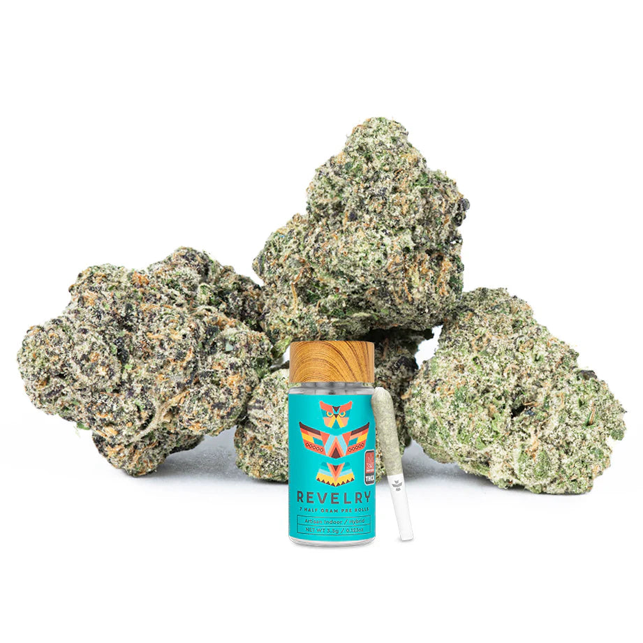 Revelry Premium Indoor THCA Pre-Rolls 0.5g 7pk Pink Guava Hybrid