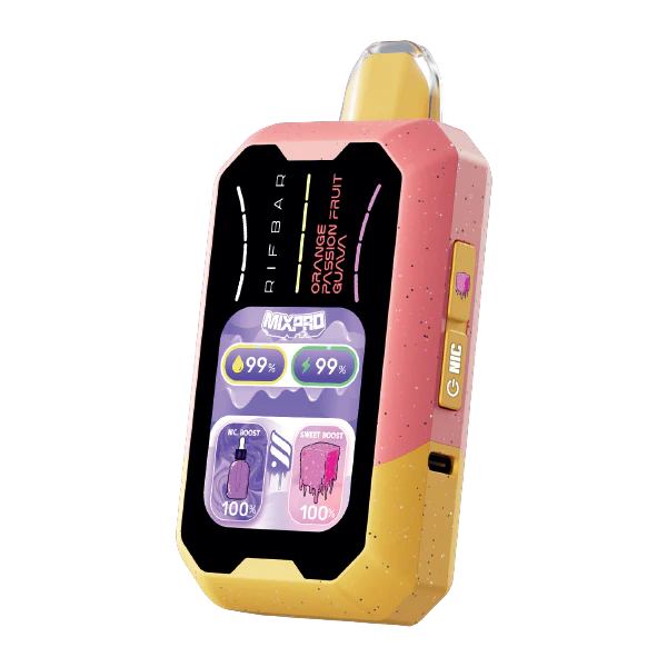RifBar MixPro – Ice Series – Vape Disposable – 40,000 Puffs Orange Passion Fruit Guava