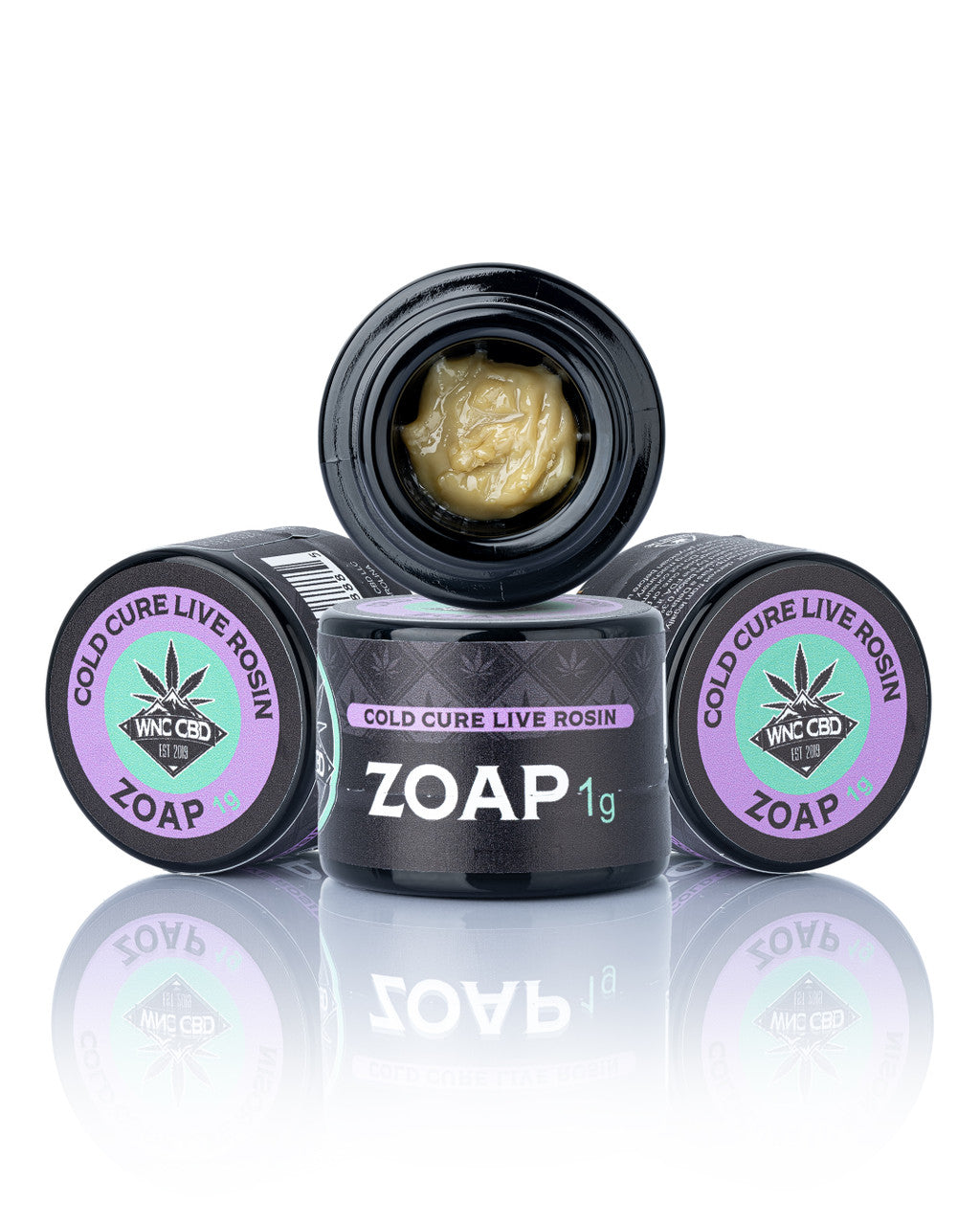 WNC CBD THCA Cold Cure Live Rosin 1g Zoap