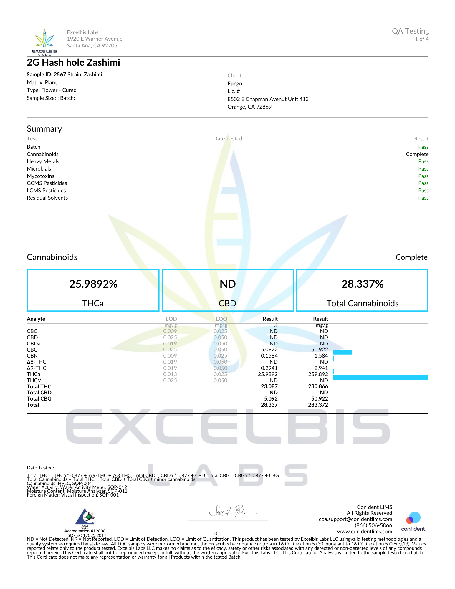 Fuego 2G Hash Hole ZASHIMI (INDICA)