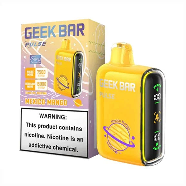 Geek Bar Pulse 15000 Puffs Vape Disposable Mexico Mango