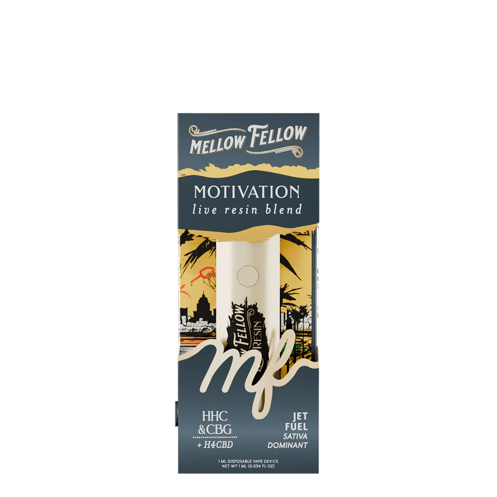 Mellow Fellow - 1ml Live Resin Disposable - Jet Fuel (S)