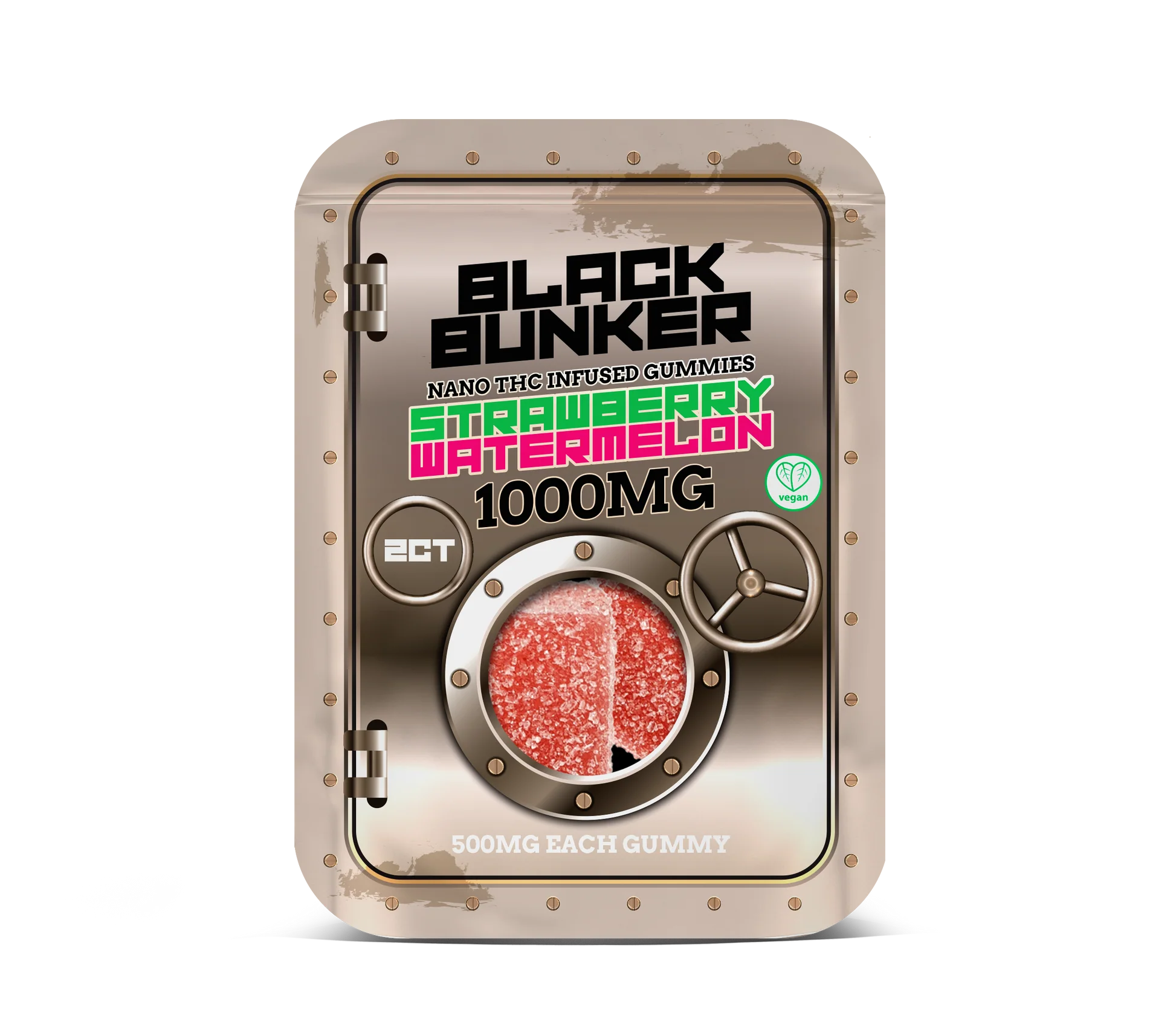 Black Bunker 1000MG (STRAWBERRY WATERMELON) 2ct