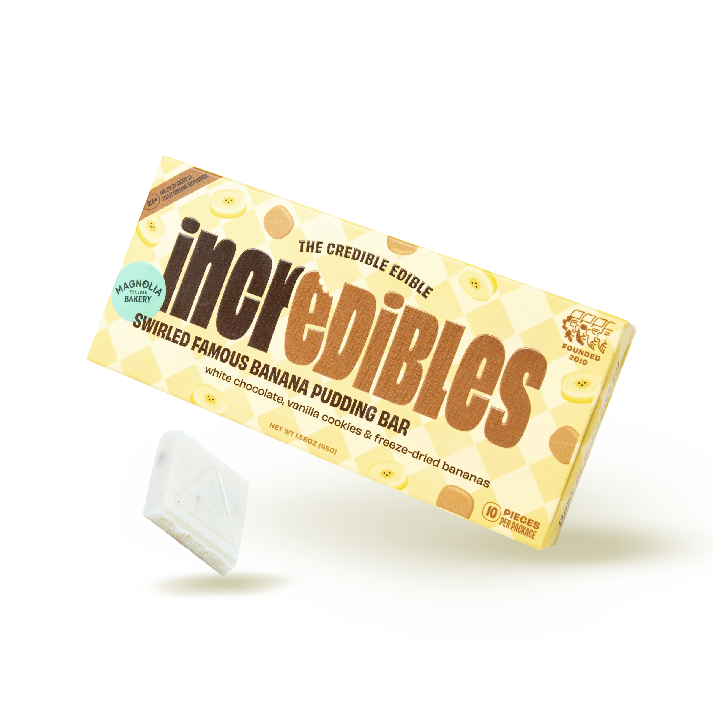 Incredibles Swirled Famous Banana Pudding Bar (D9 10MG PER PIECE)