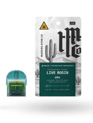 Modern Herbs-GMO Live Rosin (0.5G) Indica Pod
