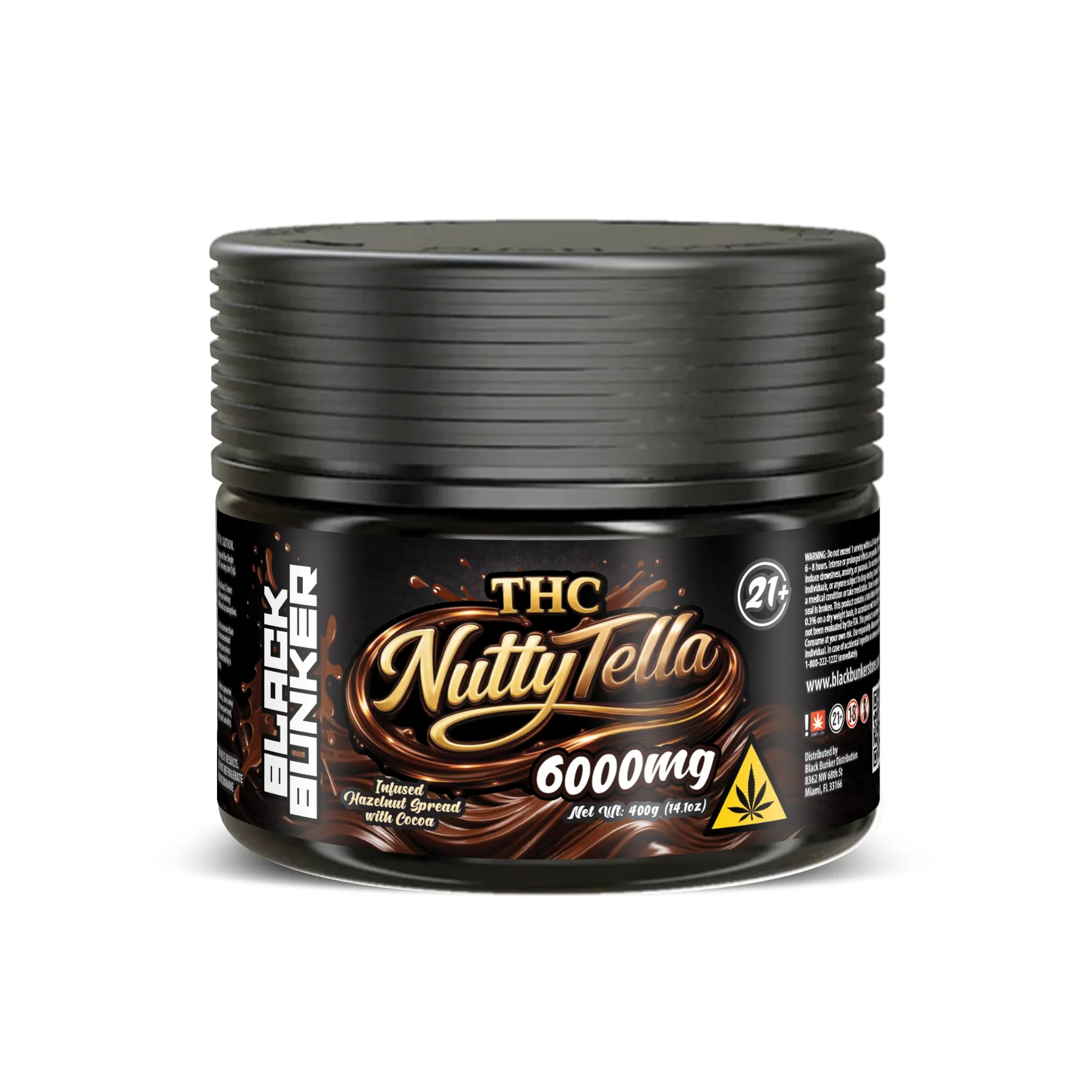 Black Bunker Nuttytella - 2400mg