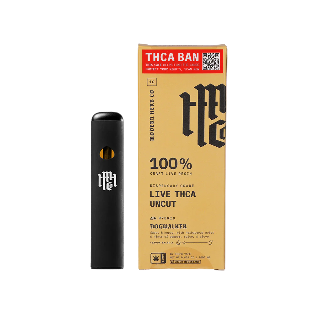 Modern Herb-Live Resin Uncut- Dog Walker (1G Disposable)