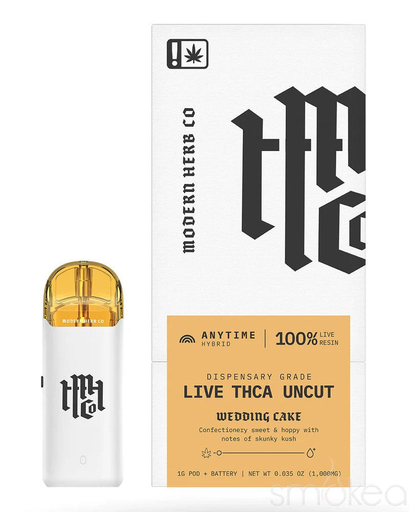 Modern Herb- Live Uncut- Pod Starter Kit- Wedding Cake (1G)