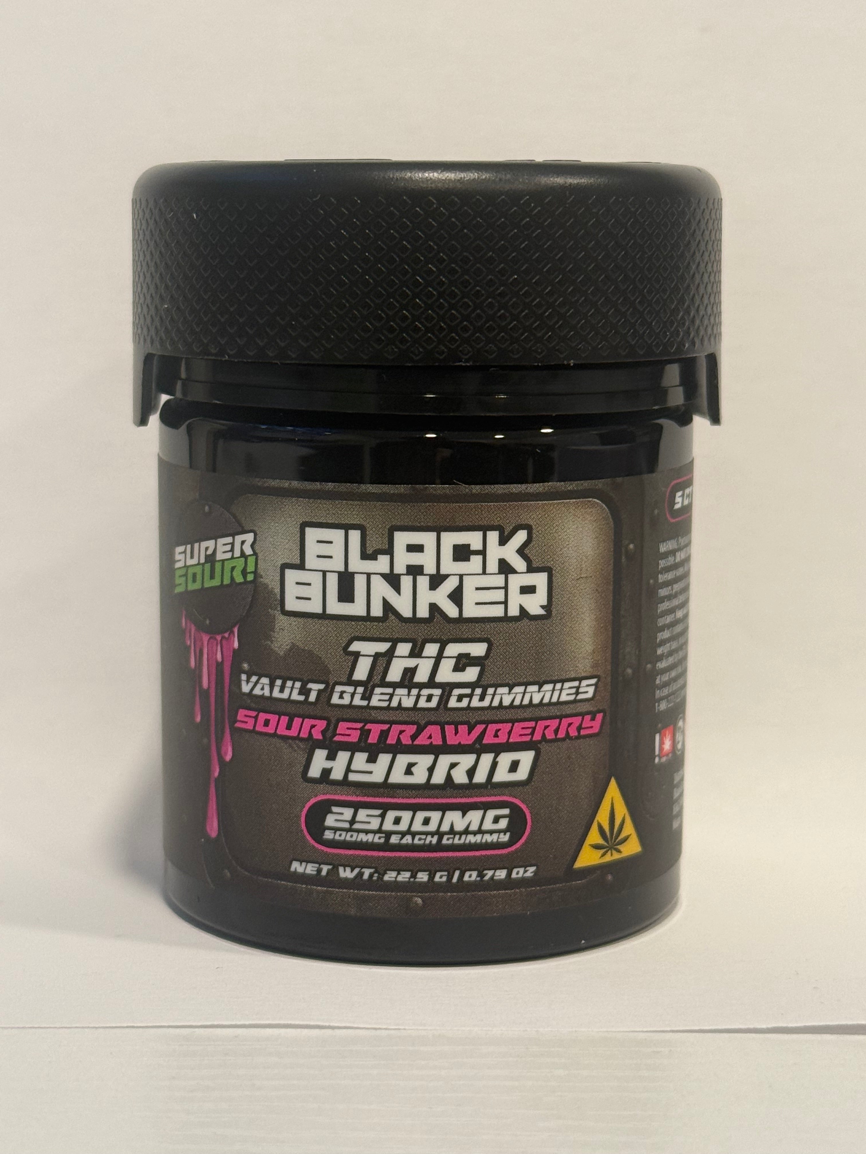 Black Bunker 2500MG (SOUR STRAWBERRY) 5CT Hybrid