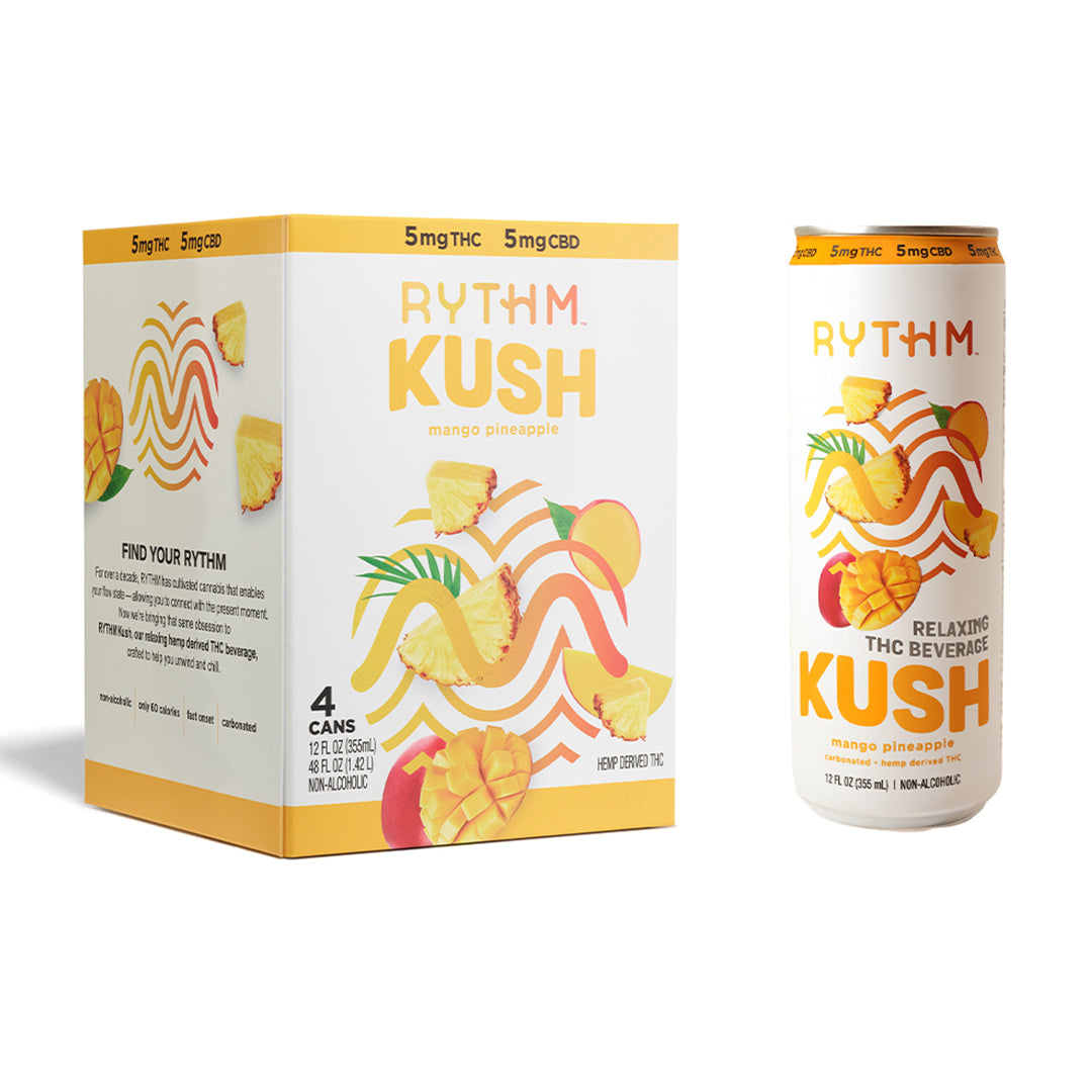 Rythm Beverages - Kush 5mg (THC) 5mg (CBD)
