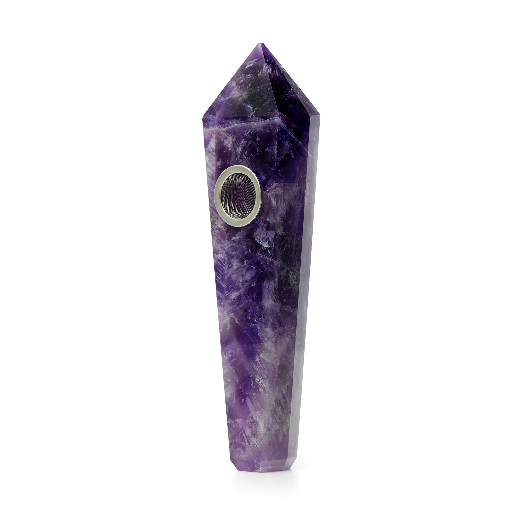 Astral Project Amethyst Gemstone Pipe
