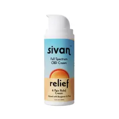 Sivan Remedies Relief CBD Pain Cream 1000mg Infused With Bergamot & Pear