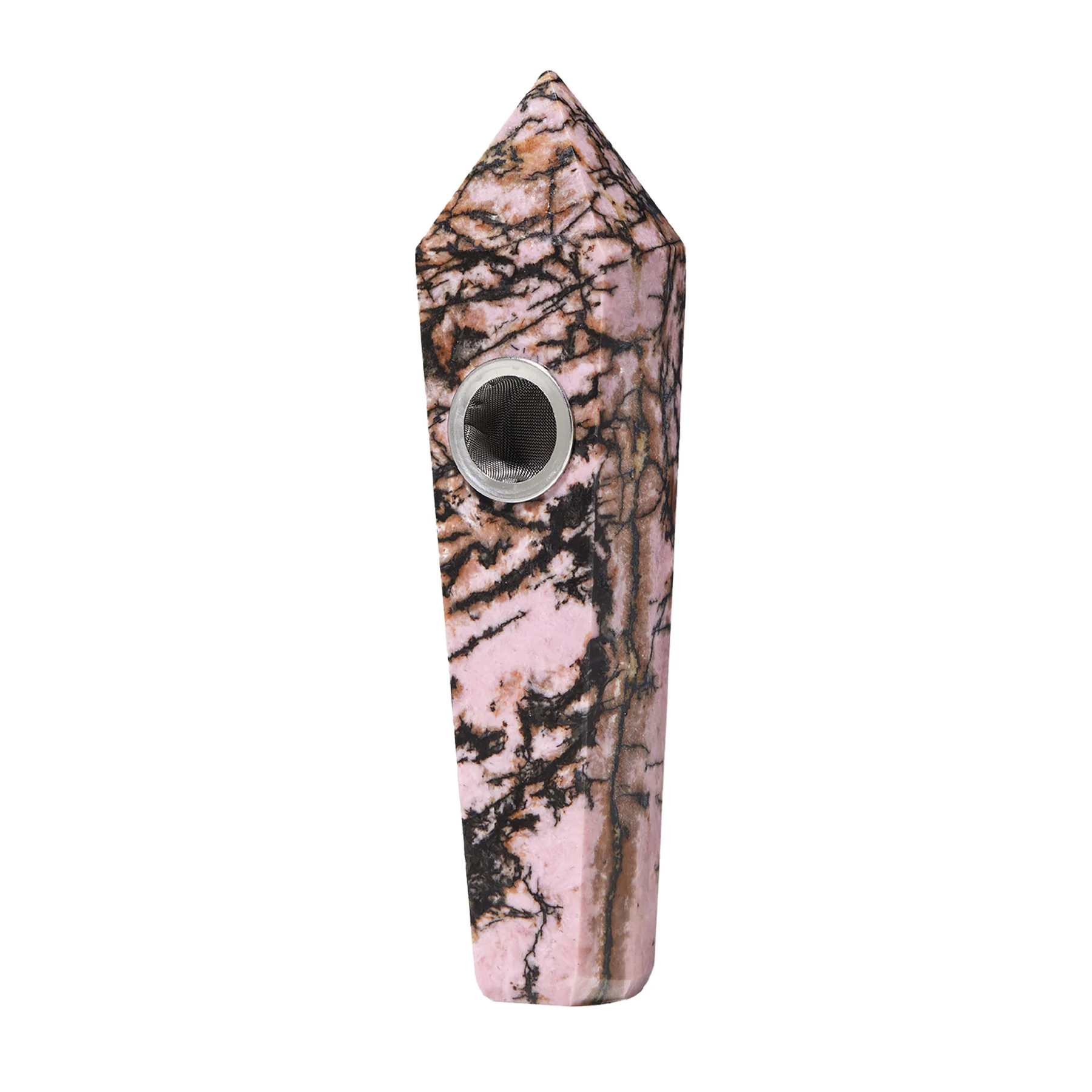 Astral Project Rhodonite Gemstone Pipe