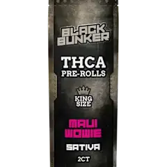 Black Bunker - King Size THCA Pre-Rolls Maui Wowie Sativa