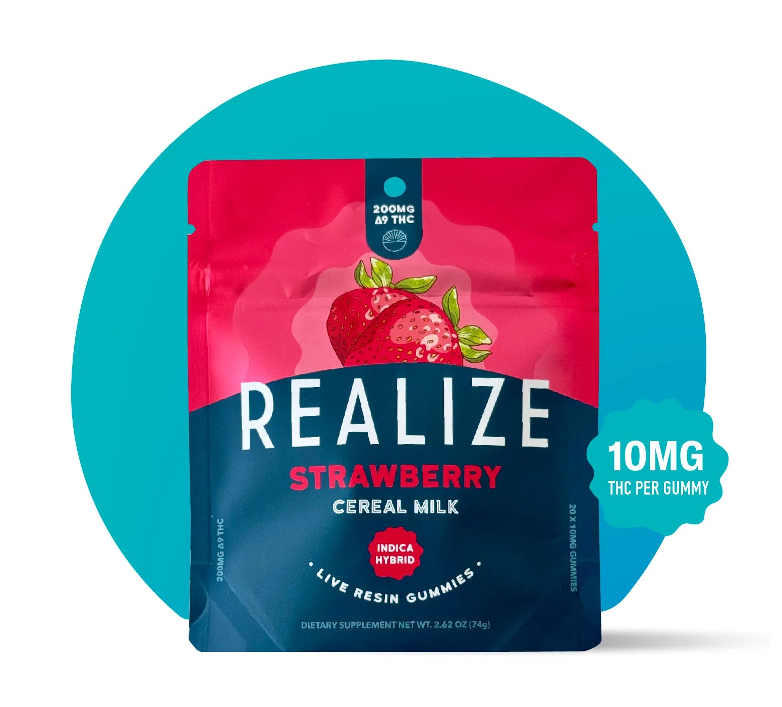 Realize- 200mg Strawberry (Cereal Milk) Gummies