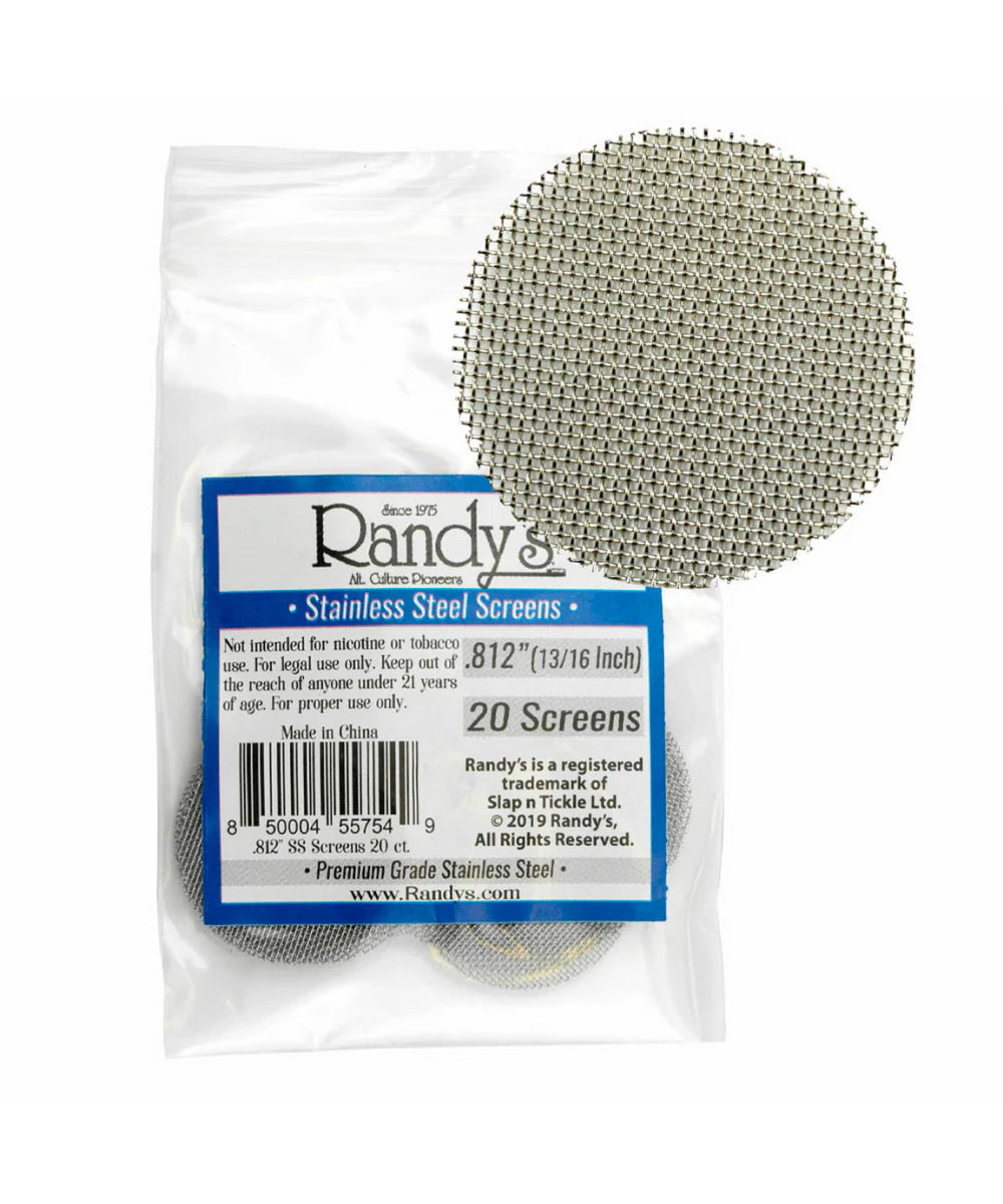 Randy's .812 (13/16”) 20ct Steel Screens