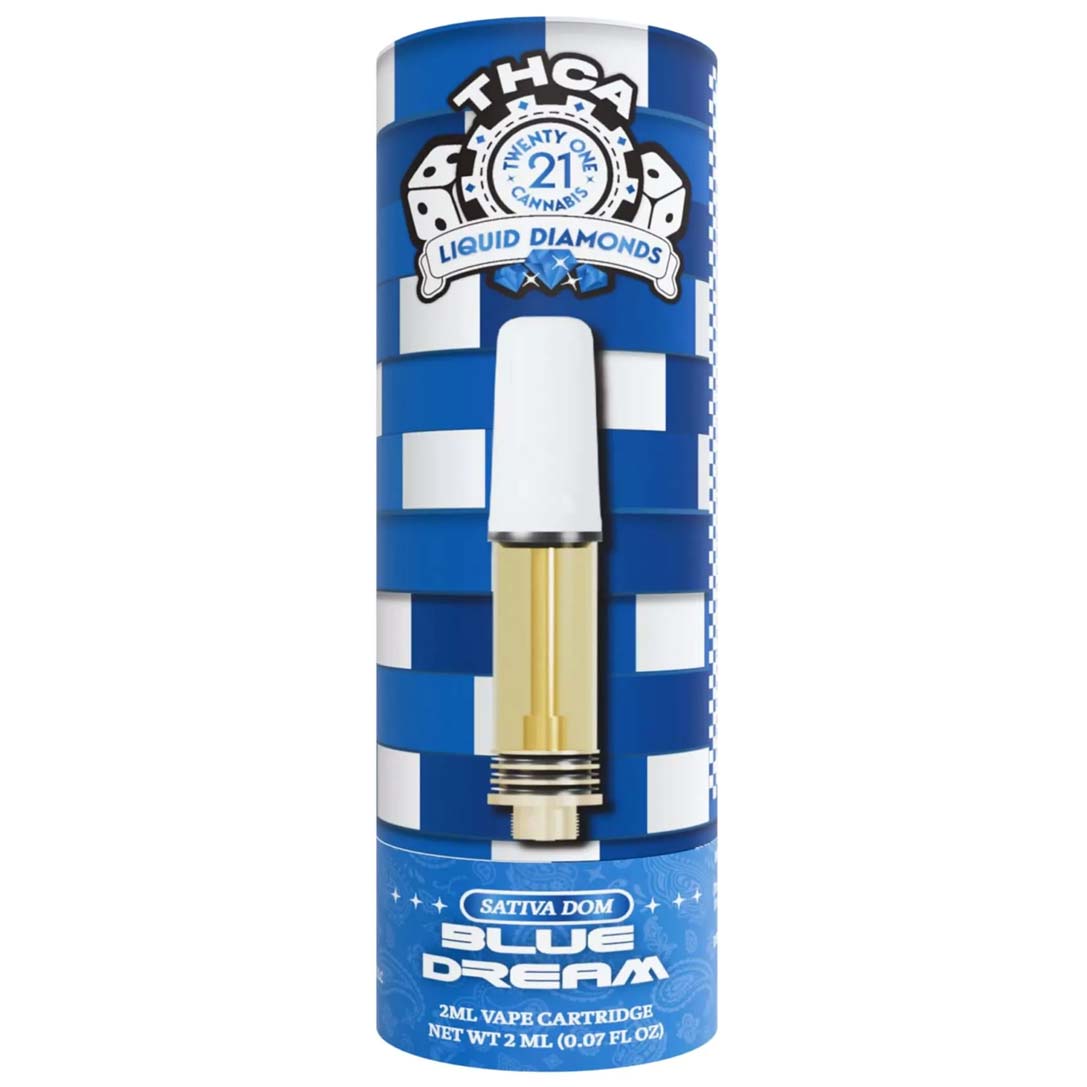 Twenty One Cartridges 2mL THCa Blue Dream Sativa