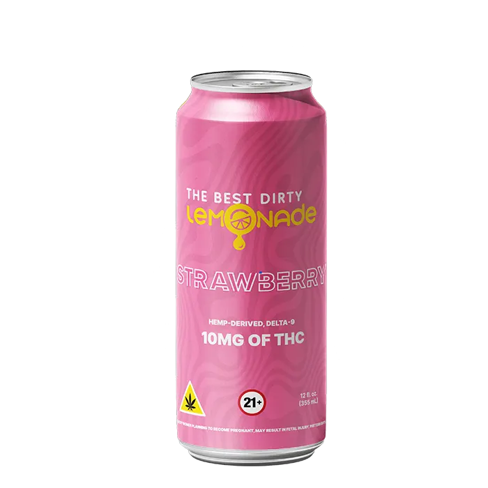 The Best Dirty Lemonade 10mg THC 12oz Strawberry