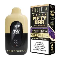Fifty Bar 20K Puffs Blueberry Pound Cake