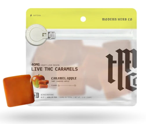 Modern Herb - Live Resin Caramels "Caramel Apple" ( S )