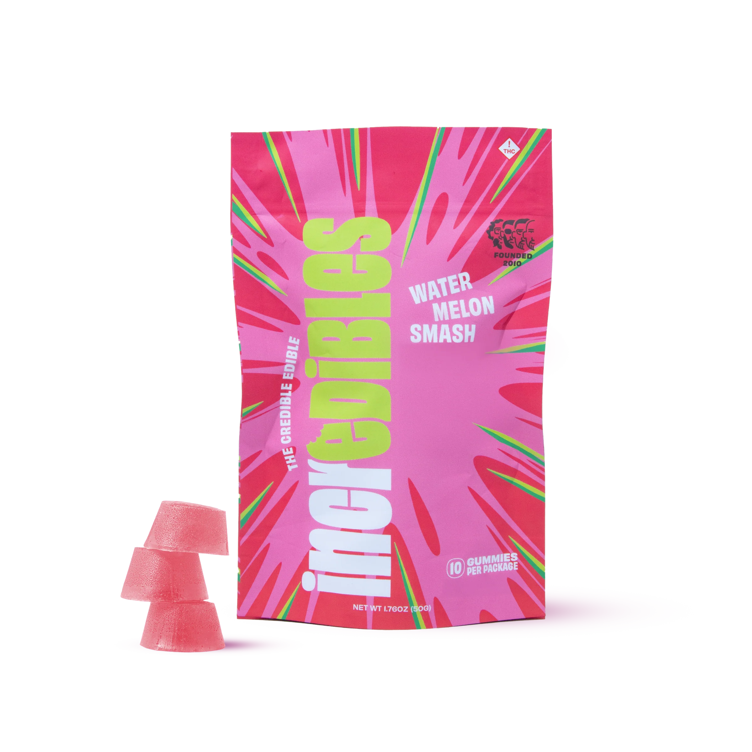 Incredibles Watermelon Smash Gummies (D9 5MG)