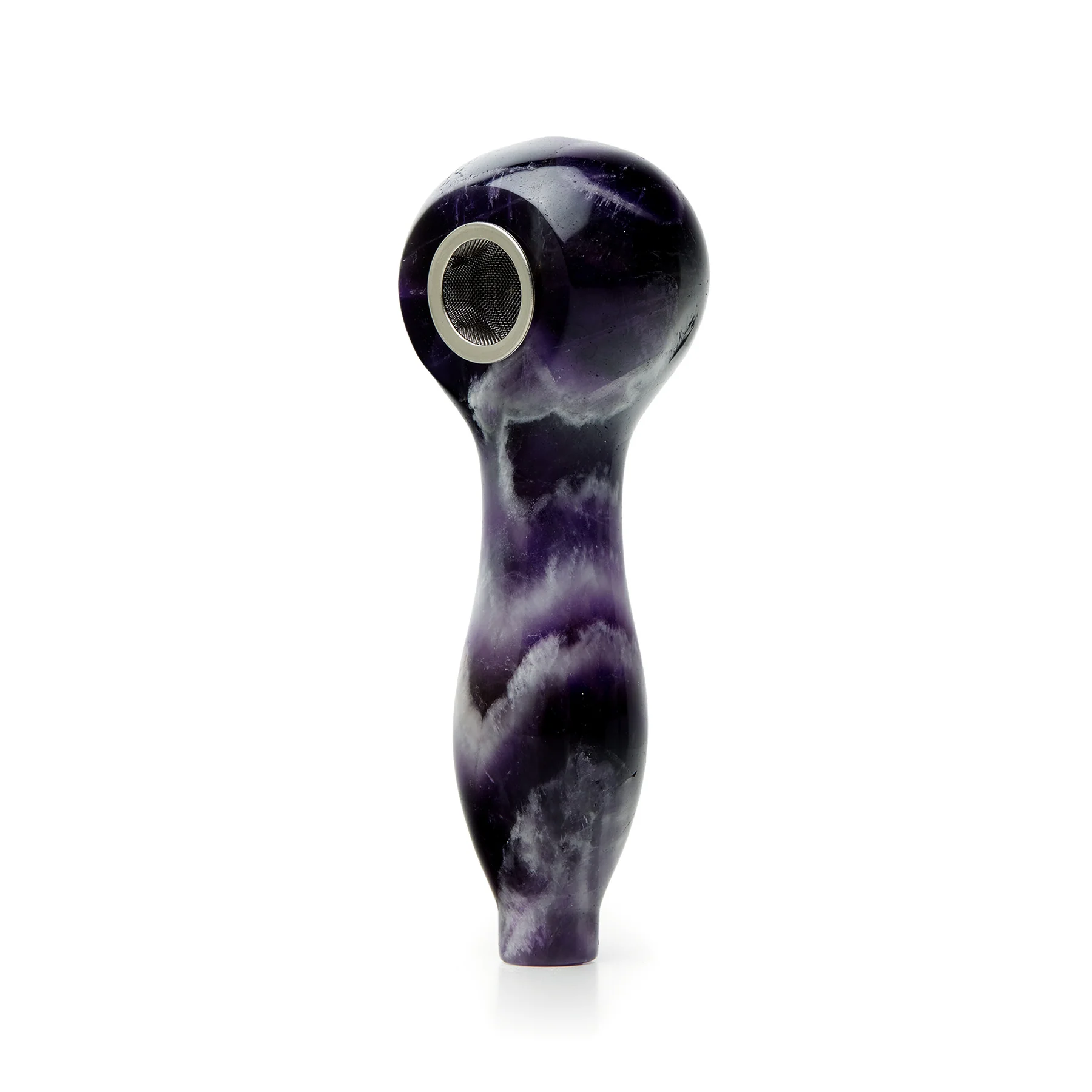 Astral Project Amethyst Gemstone Spoon Pipe