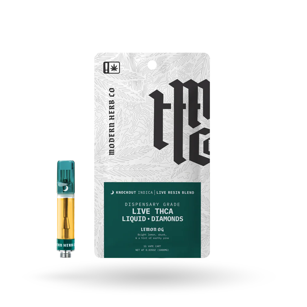 Modern Herb-Liquid Diamonds- Lemon OG  1G Cartridge
