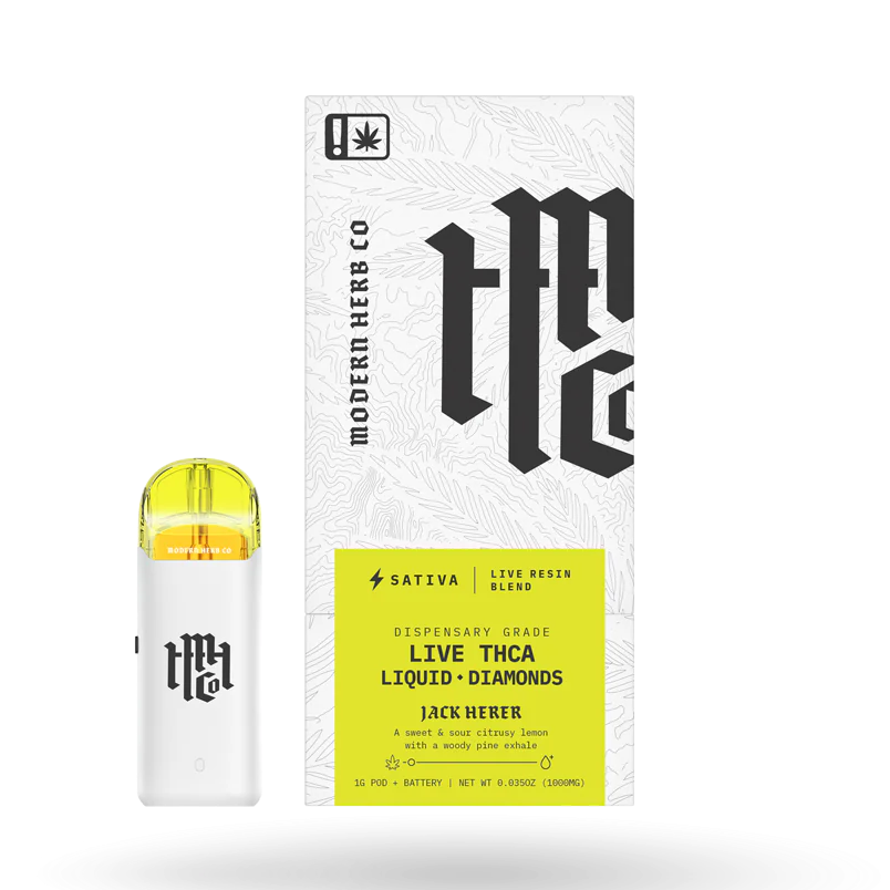 Modern Herb-Liquid Diamonds-Jack Herer (2g ) Pod Starter Kit