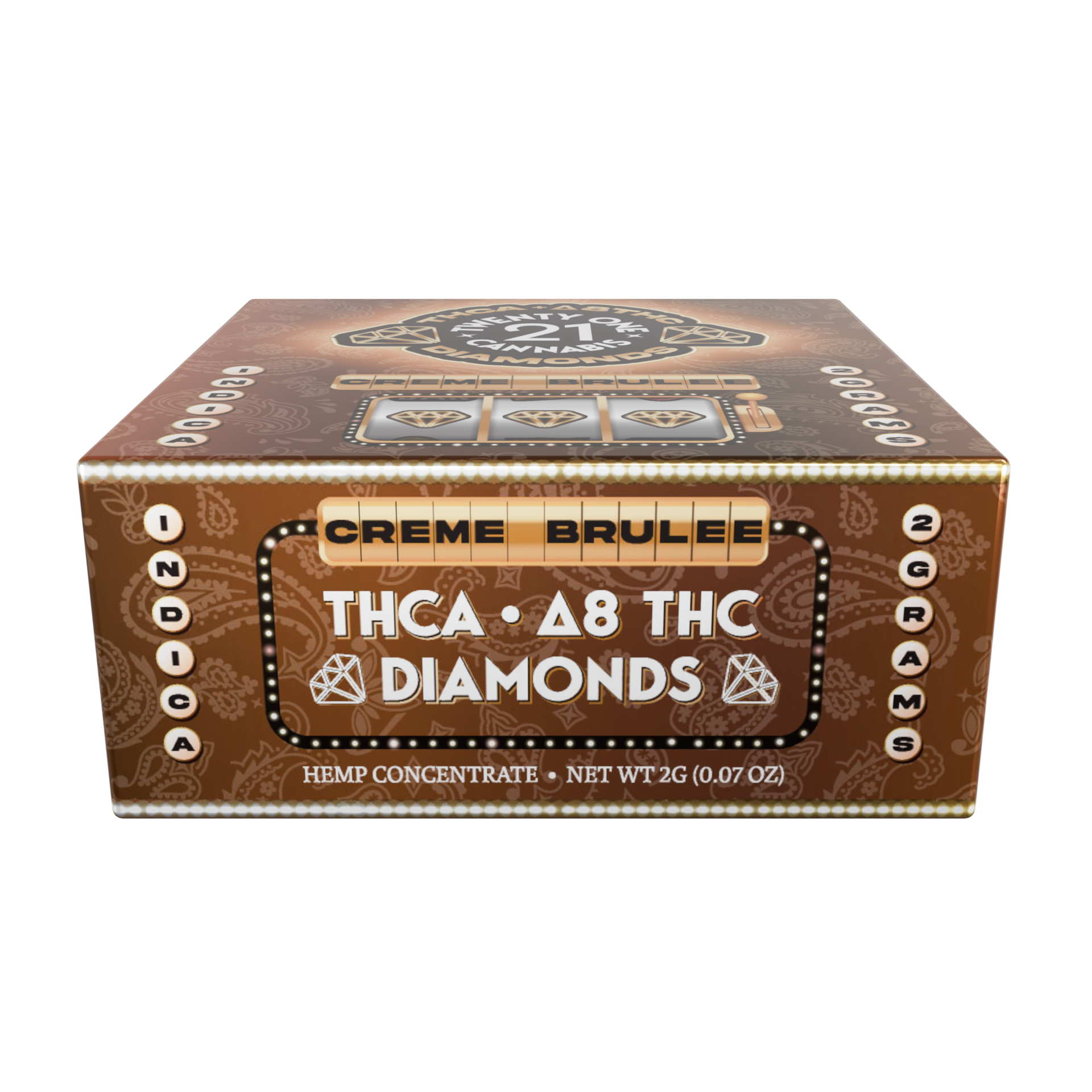 Twenty One - Diamonds - 2g - THCa - Creme Brulee Indica