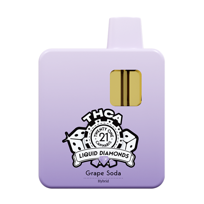 Twenty One-Disposable - 3ml - THCA - Grape Soda (Hybrid Dominant)