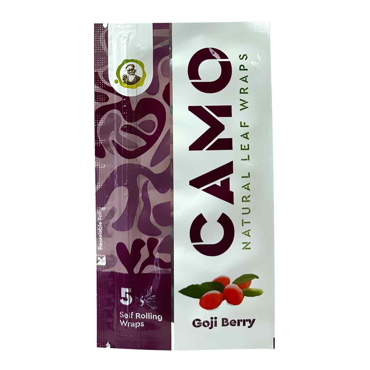 Camo Natural Leaf Wrap 5pk Goji Berry