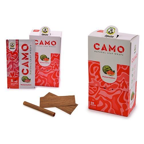 Camo Natural Leaf Wrap 5pk Watermelon
