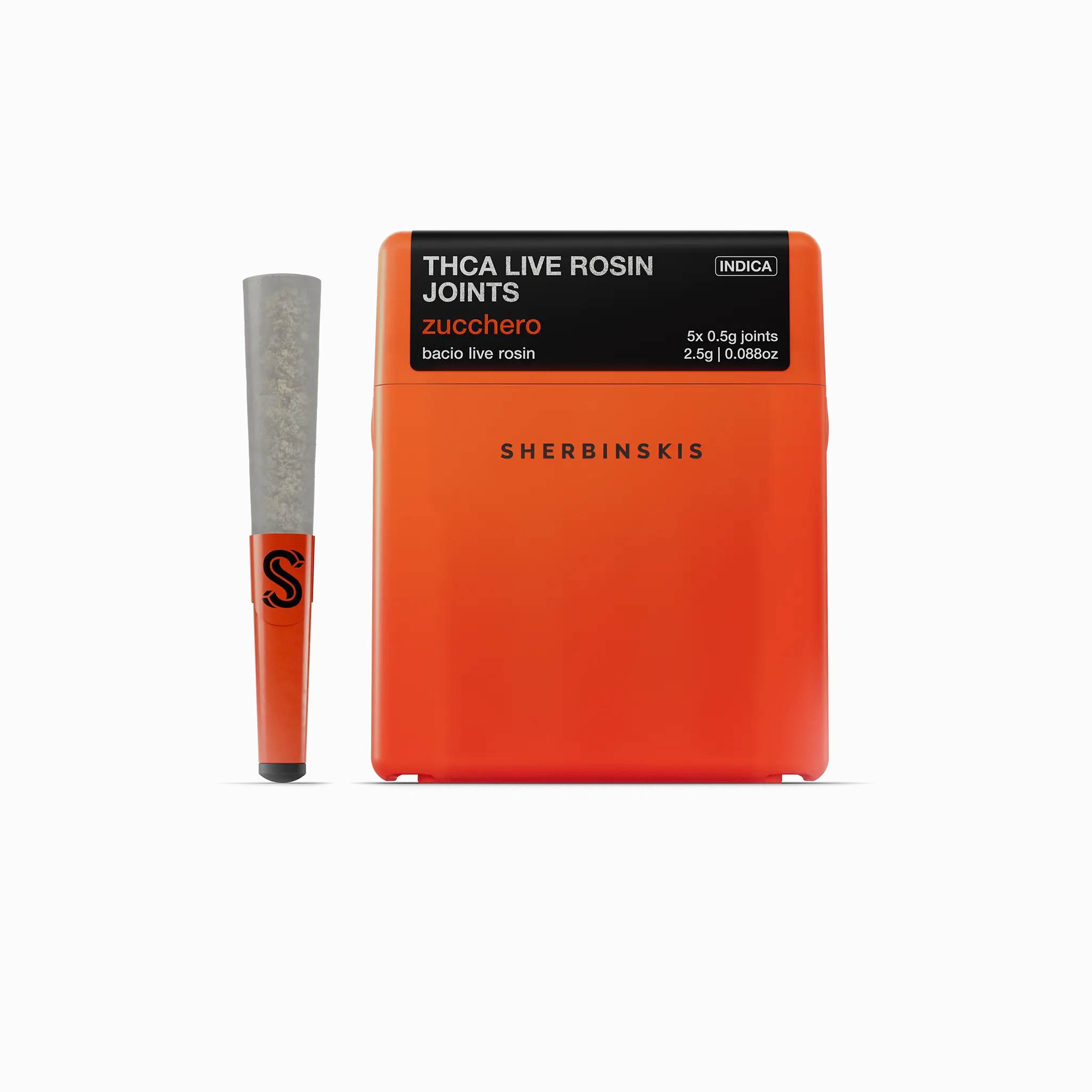 Sherbinski Live Rosin Pre Roll .5g 5ct Zucchero