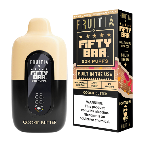 Fifty Bar 20K Puffs Cookie Butter