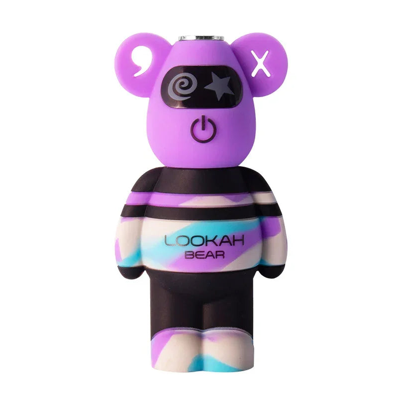 Lookah Bear 510 Vape Battery Purple Tiedye
