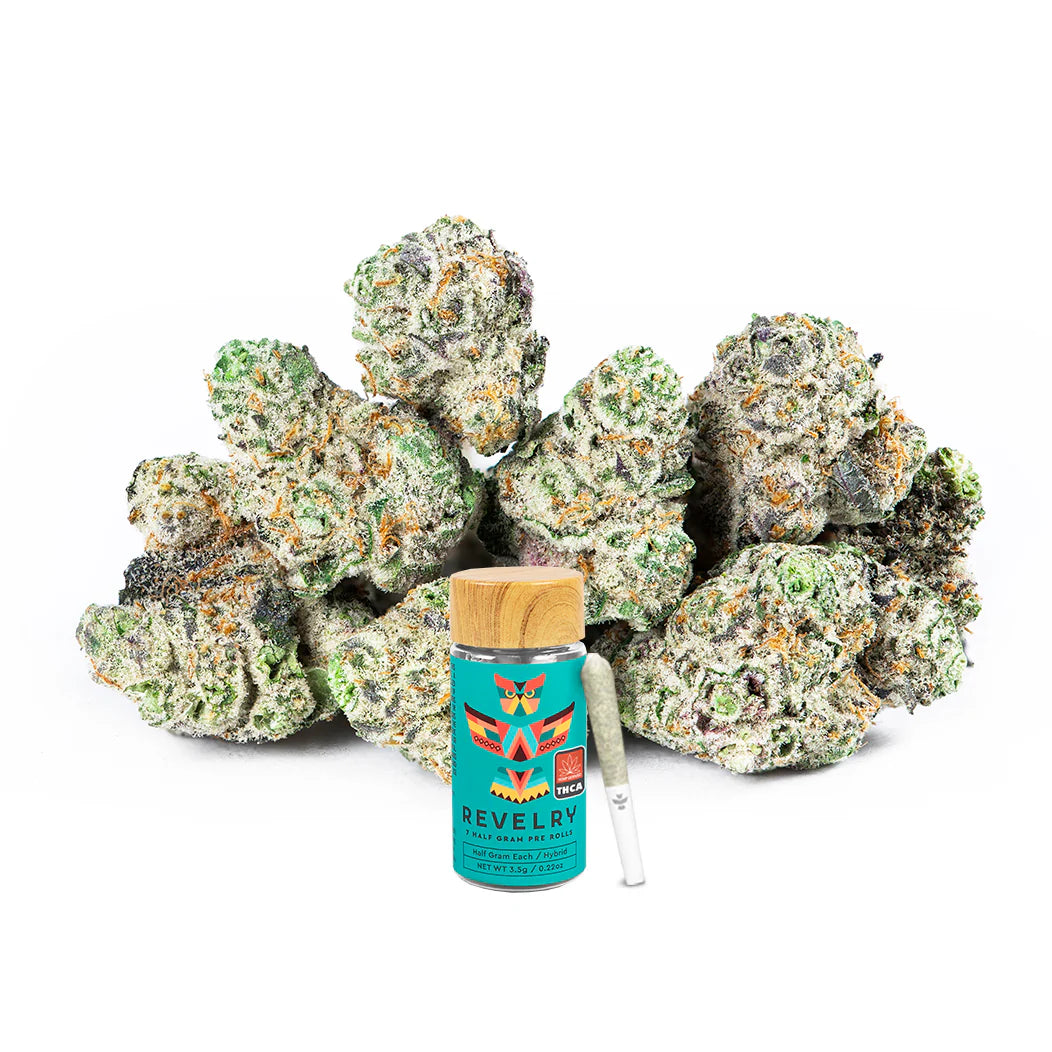 Revelry Premium Indoor THCA Pre-Rolls 0.5g 7pk Georgia Pie Hybrid