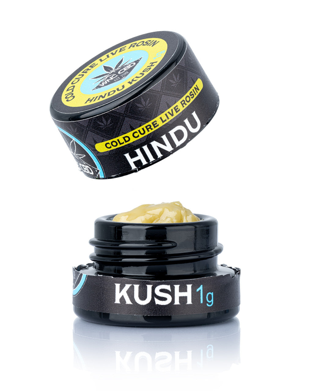 WNC CBD THCA Cold Cure Live Rosin 1g Hindu Kush