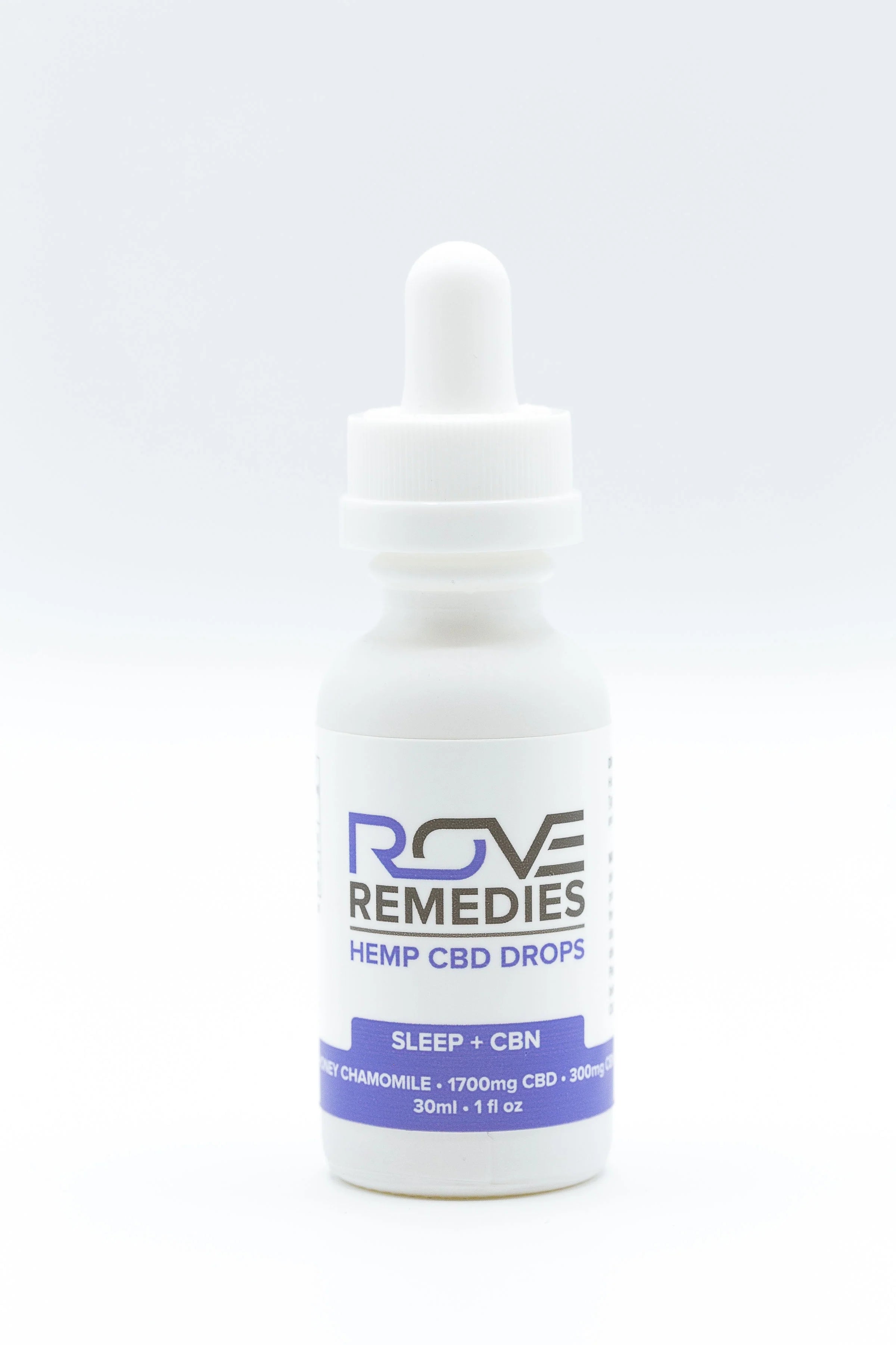 Rove Remedies SLEEP CBD DROPS - 1700MG CBD + 300MG CBN - HONEY CHAMOMILE