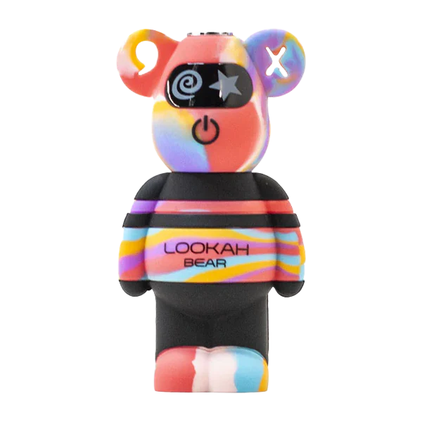 Lookah Bear 510 Vape Battery Pink Tiedye