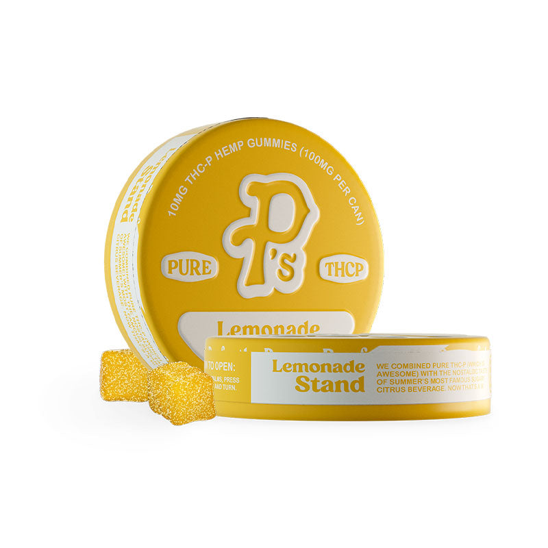 Pushin' P's Edibles 100mg THCp Lemonade Stand