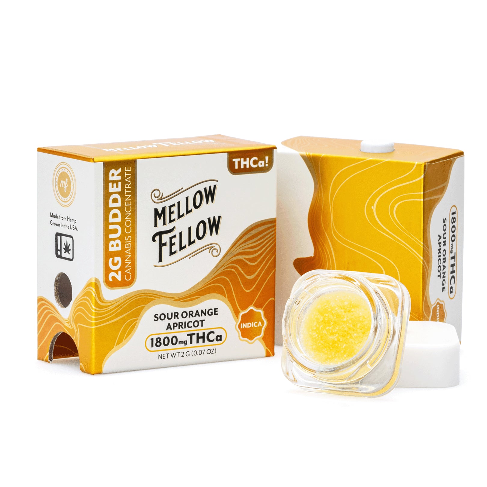 Mellow Fellow - Budder (Sour Orange Apricot - Indica) 2G