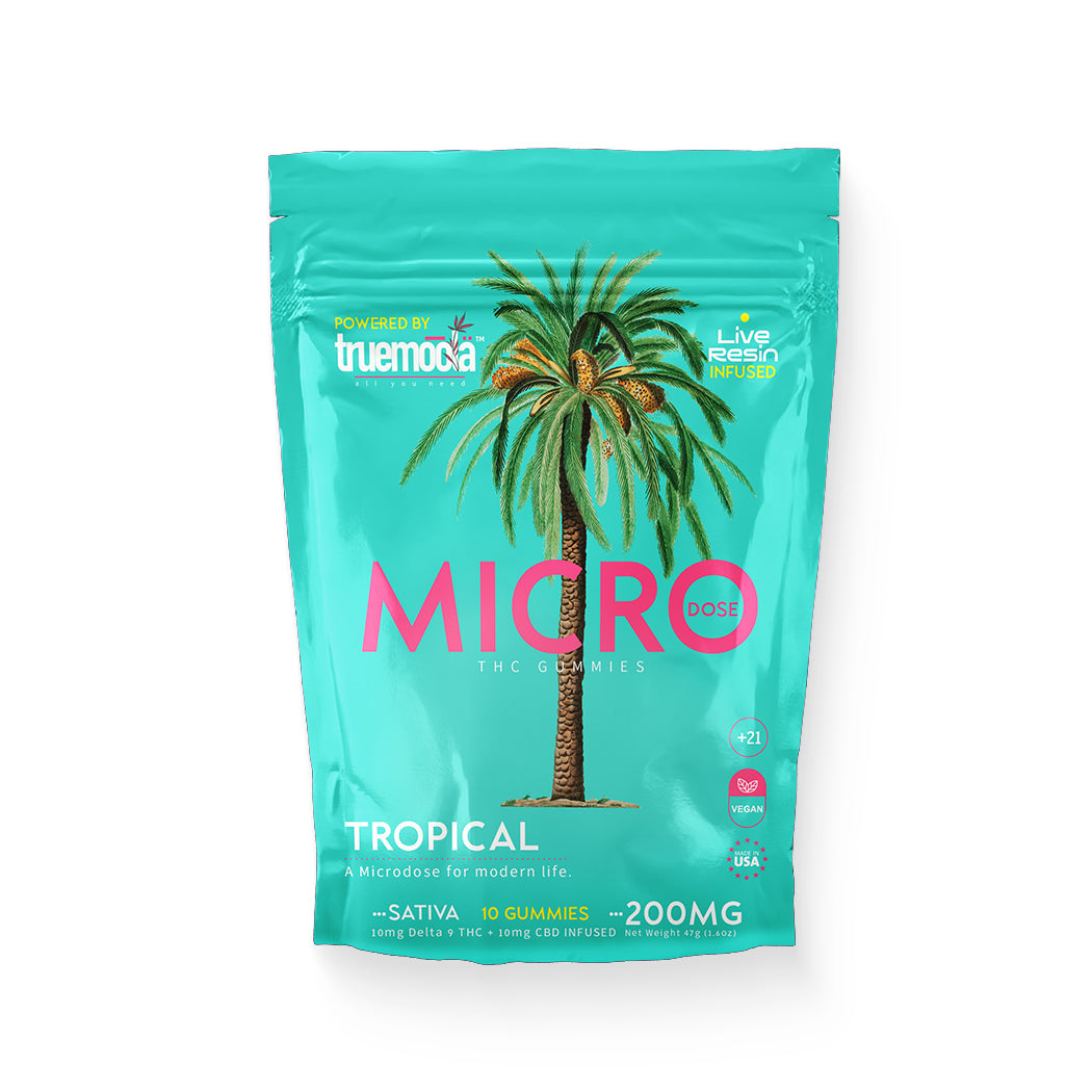 Truemoola Sativa Micro Dose Tropical Gummies 200mg