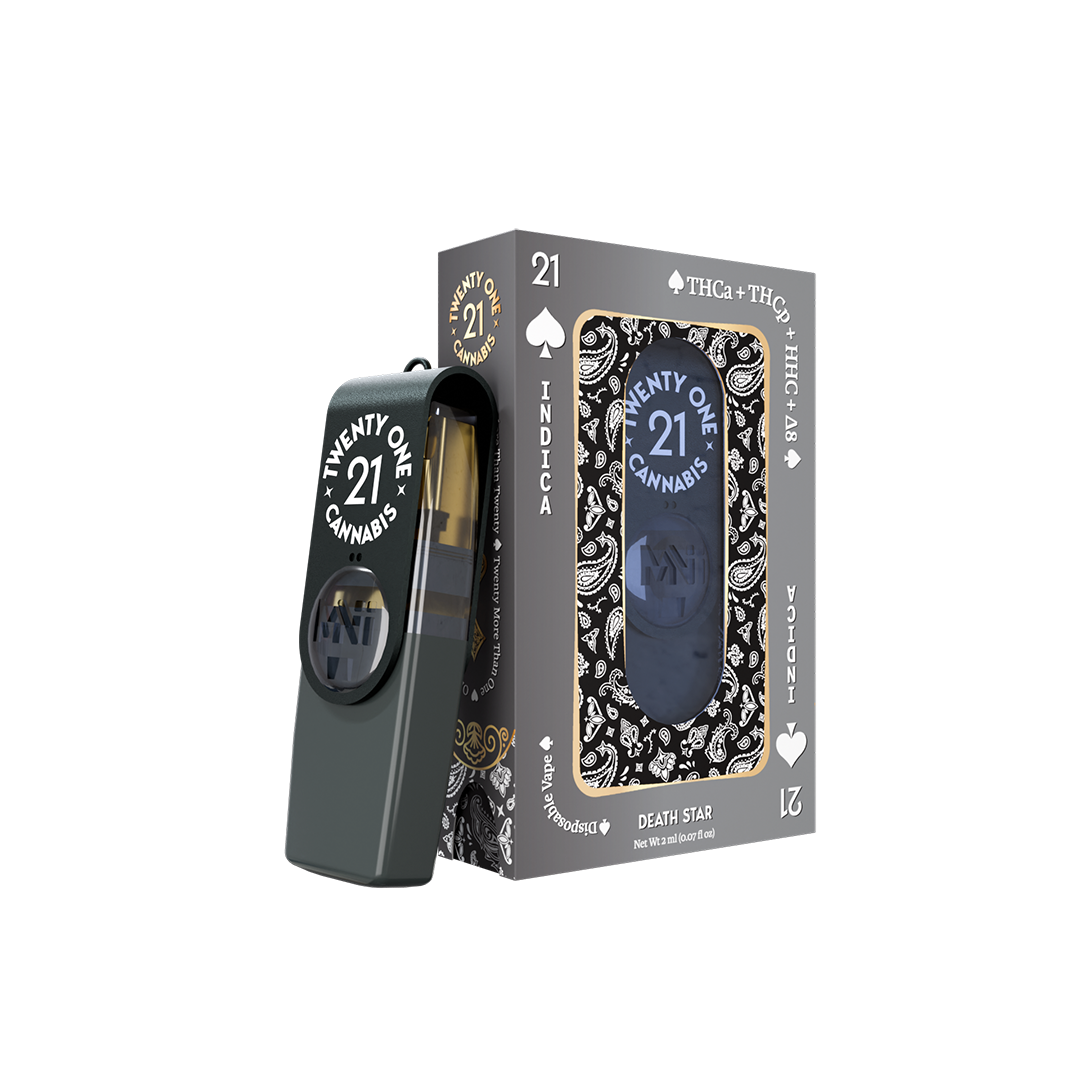 Twentyone Disposable - 2mL - THCa - THCp - Death Star (Indica Dominant)